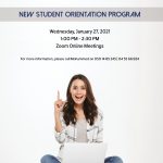 New Student Orientation Program- Spring